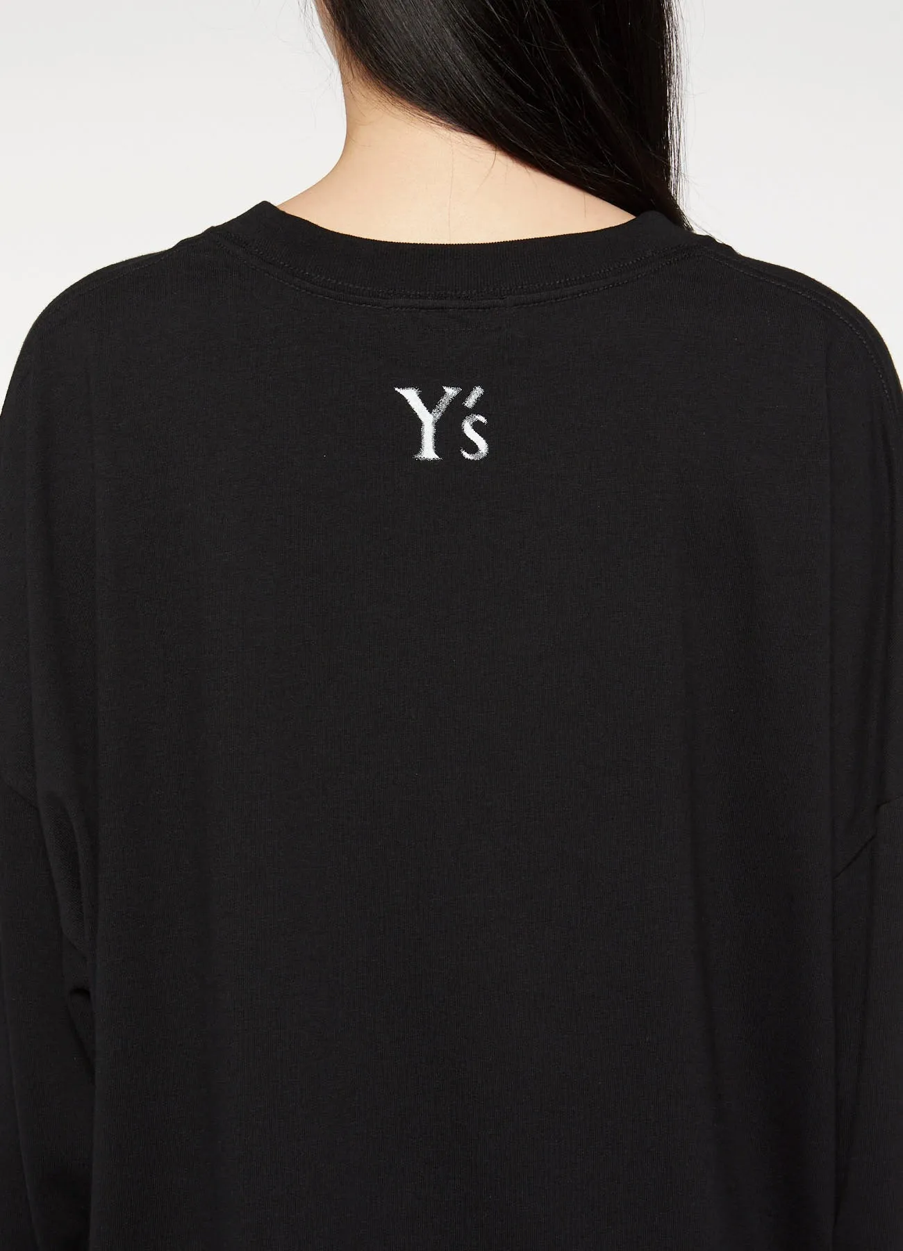 -Online EXCLUSIVE- Y's logo Long sleeve T-shirts (Wide)