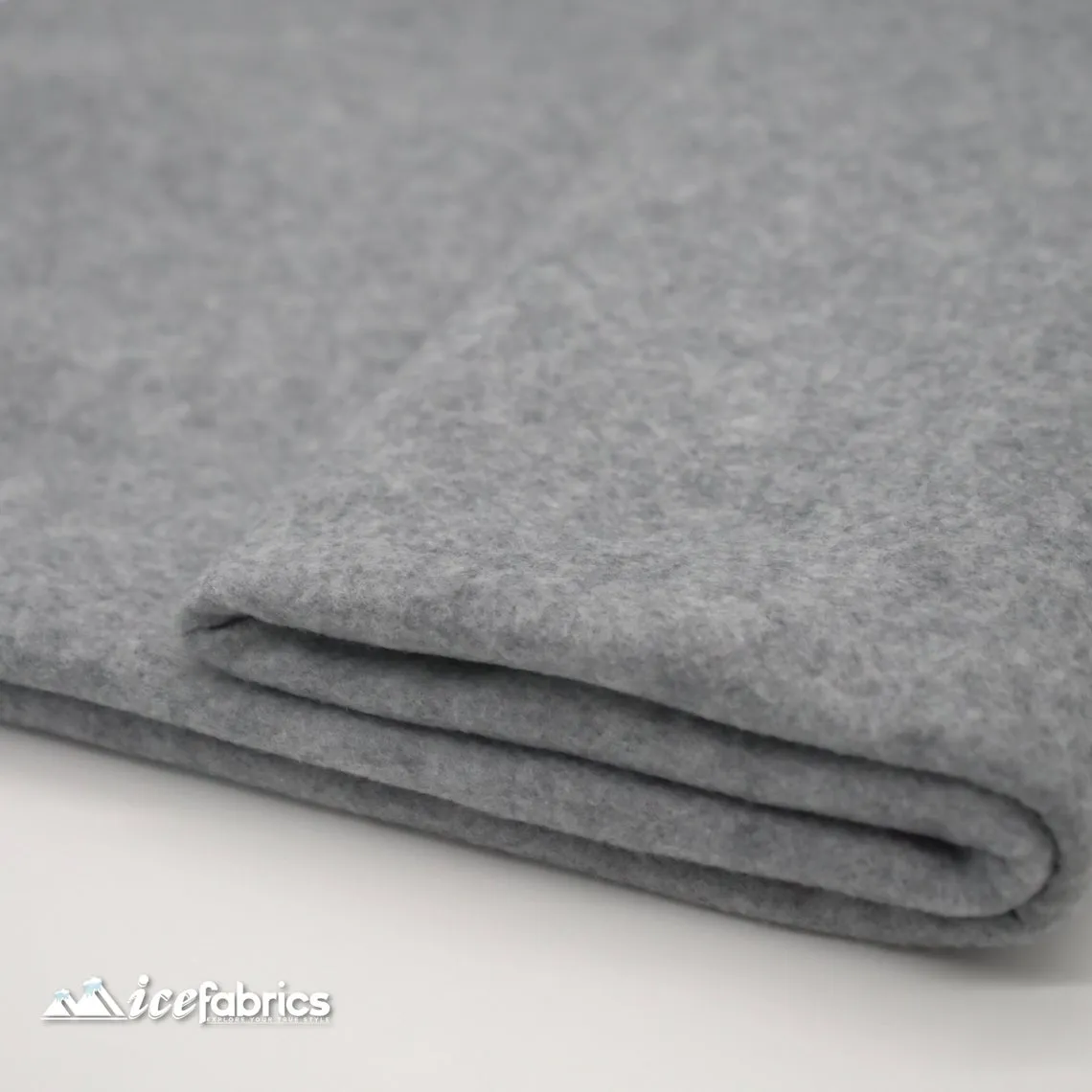 72" Wide 1.6 mm Thick Acrylic Gray Felt Fabric By The Yard