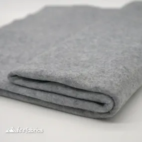 72" Wide 1.6 mm Thick Acrylic Gray Felt Fabric By The Yard