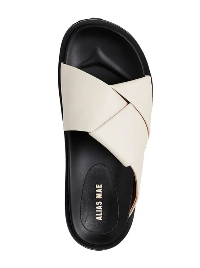 Alias Mae Solaris Sandals in Bone Leather