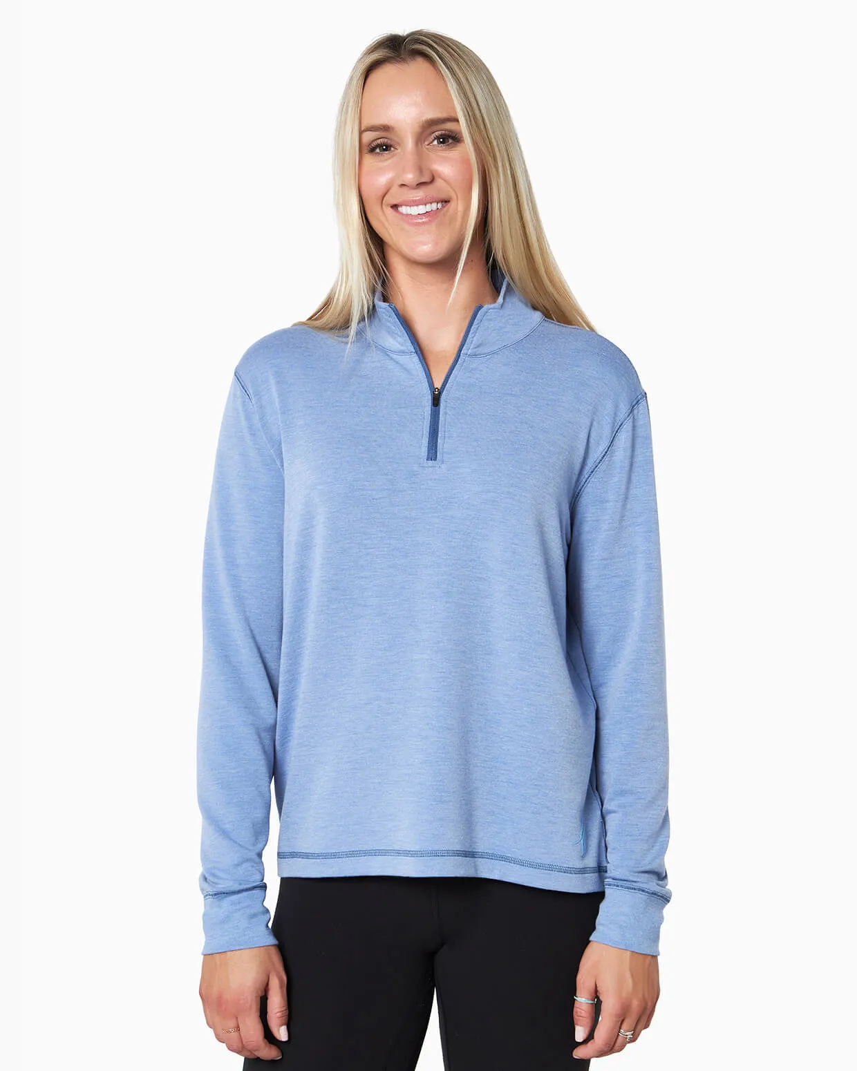 Barrel Quarter-Zip | Women's (Sea Silk)