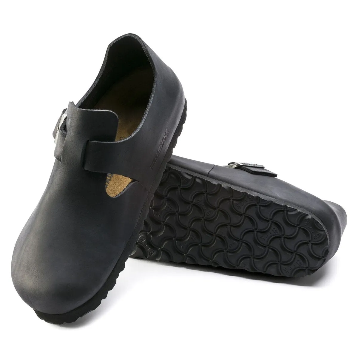 Birkenstock Men's London Black Oiled Leather