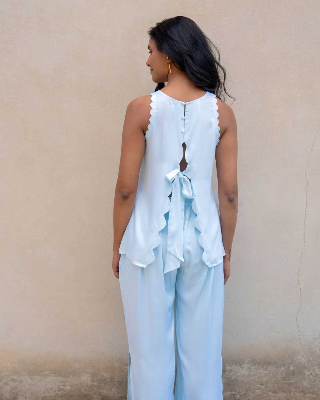 Bit of Blue Back knot Co-ord