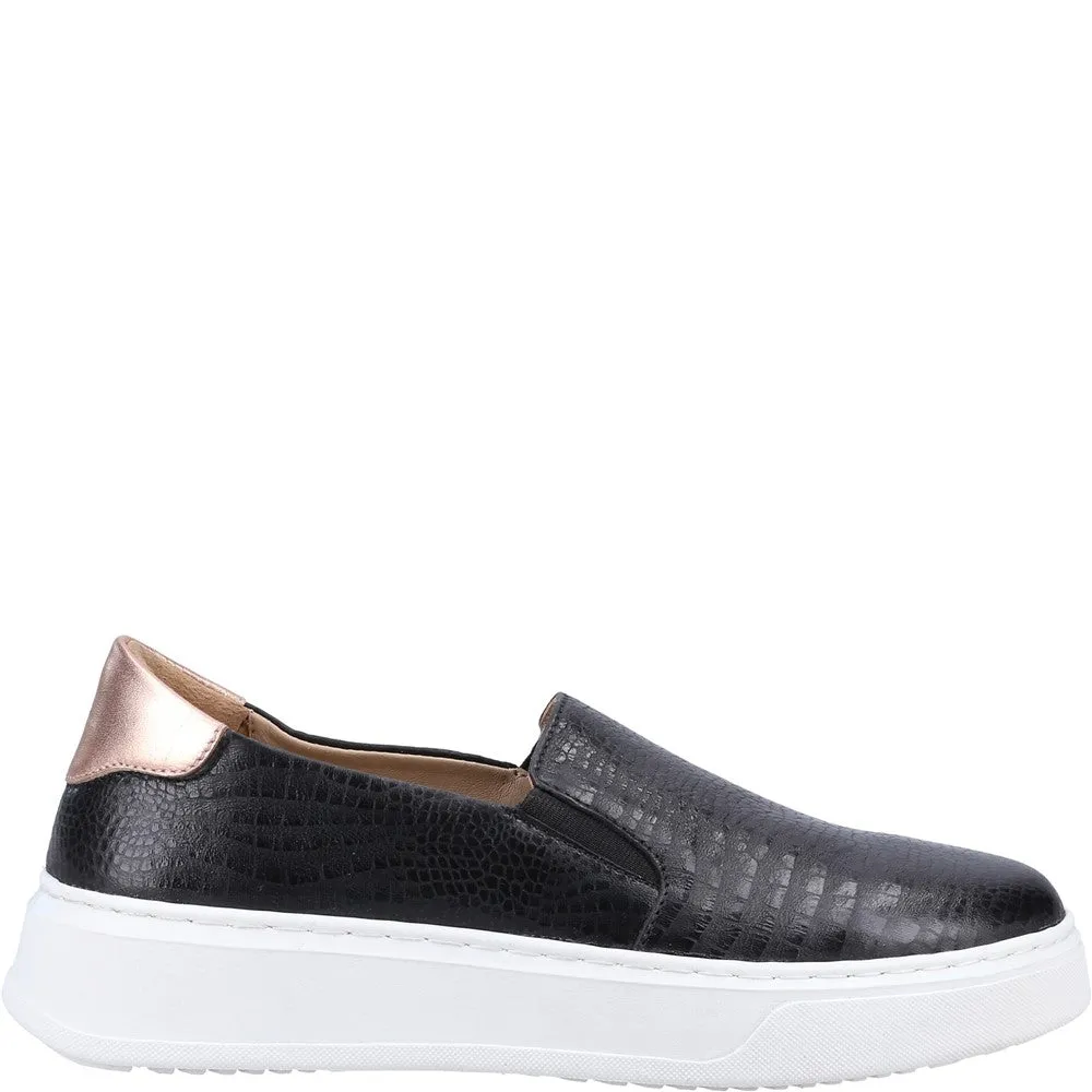 Black Corinne Slip-On Cupsole Trainers