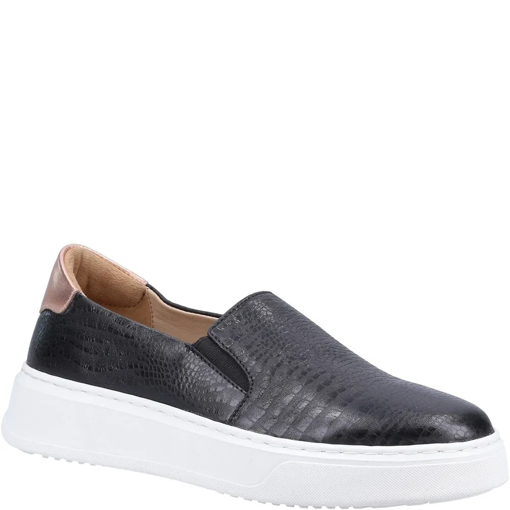 Black Corinne Slip-On Cupsole Trainers