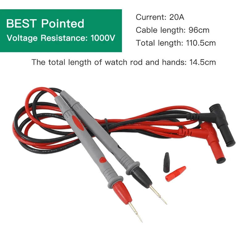 BST-050 Digital Multimeter Super Fine Test Leads Pen Cable