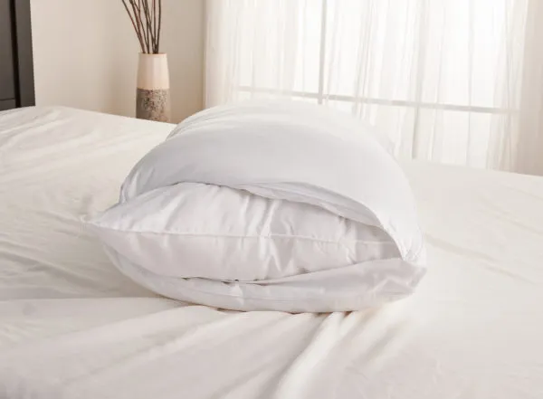 Carpenter Co. Dual Layered Comfort Pillow | Extra-Firm Support