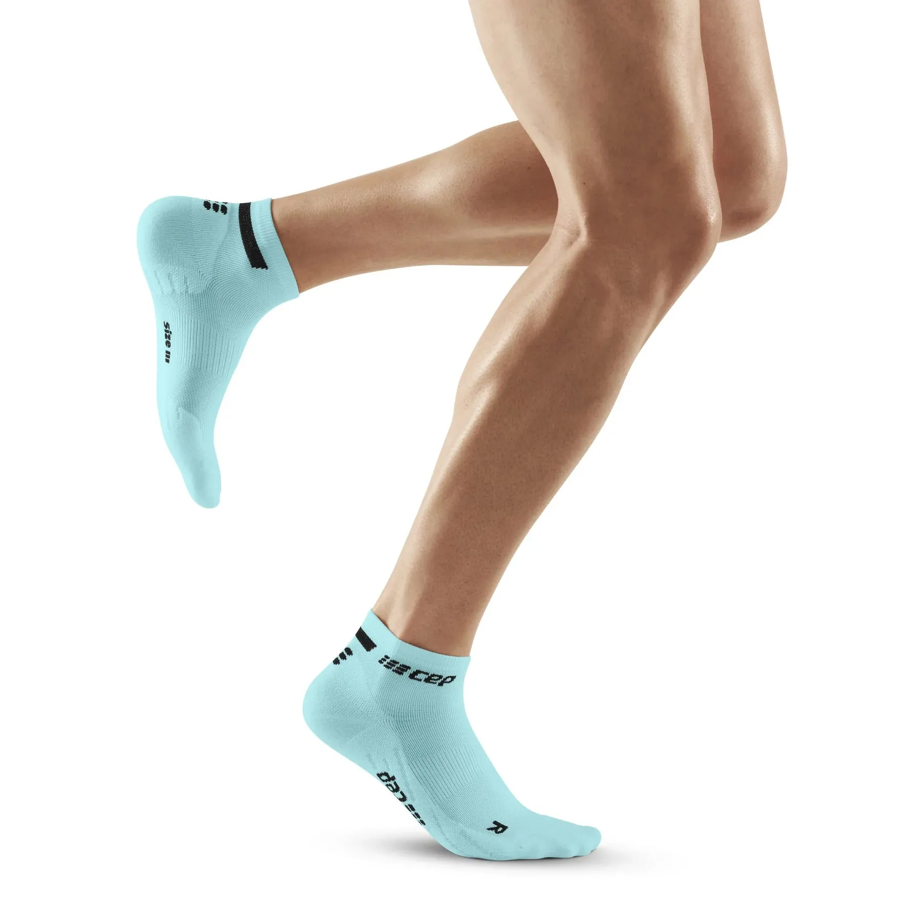 CEP Men's The Run Socks Low Cut v4 - Light Blue