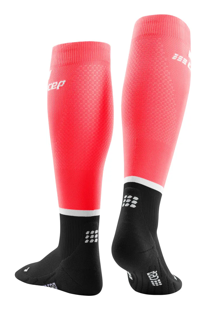 CEP Women's The Run Socks Tall V4 - Pink/Black ( WP204R )