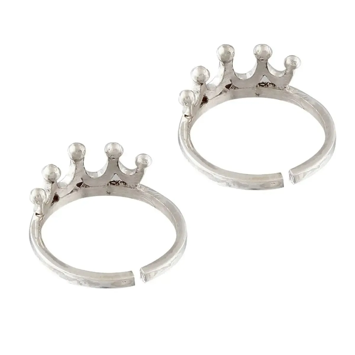 Classic Silver Toe Ring (Pair)