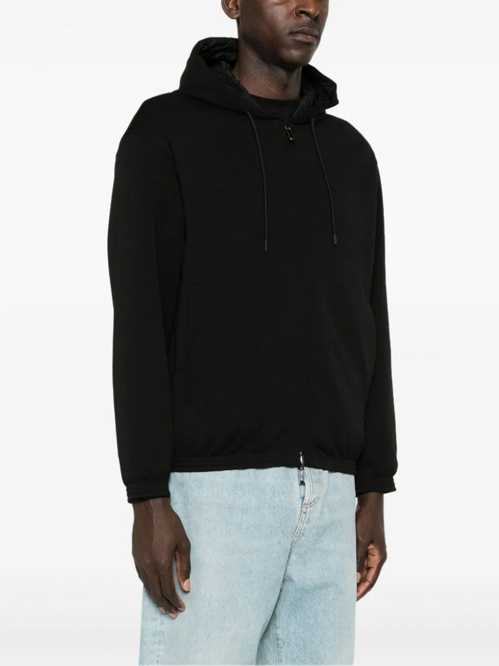 COTTON ZIPPED HOODIE