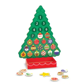 Countdown to Christmas Wooden Seasonal Calendar