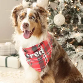 Cozy Season Personalized Pet Bandana