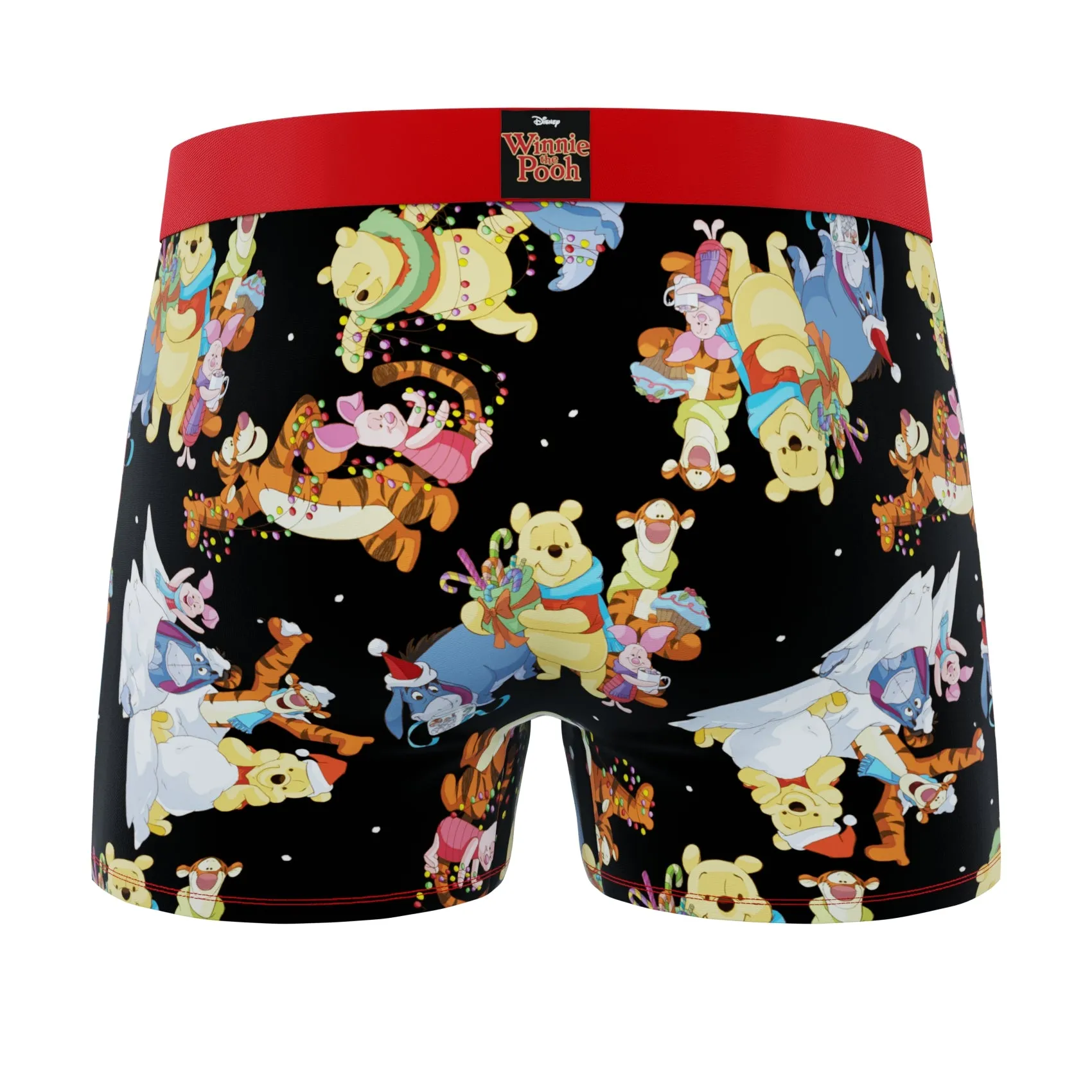 CRAZYBOXER Disney Winnie The Pooh Winnie Holidays Men's Boxer Briefs