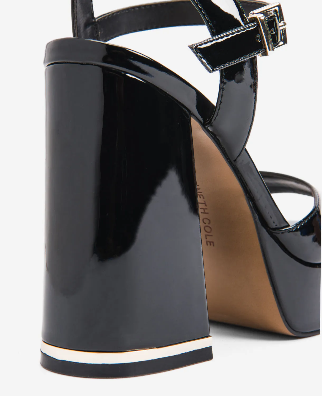 Dolly Ankle Strap Platform Heeled Sandal