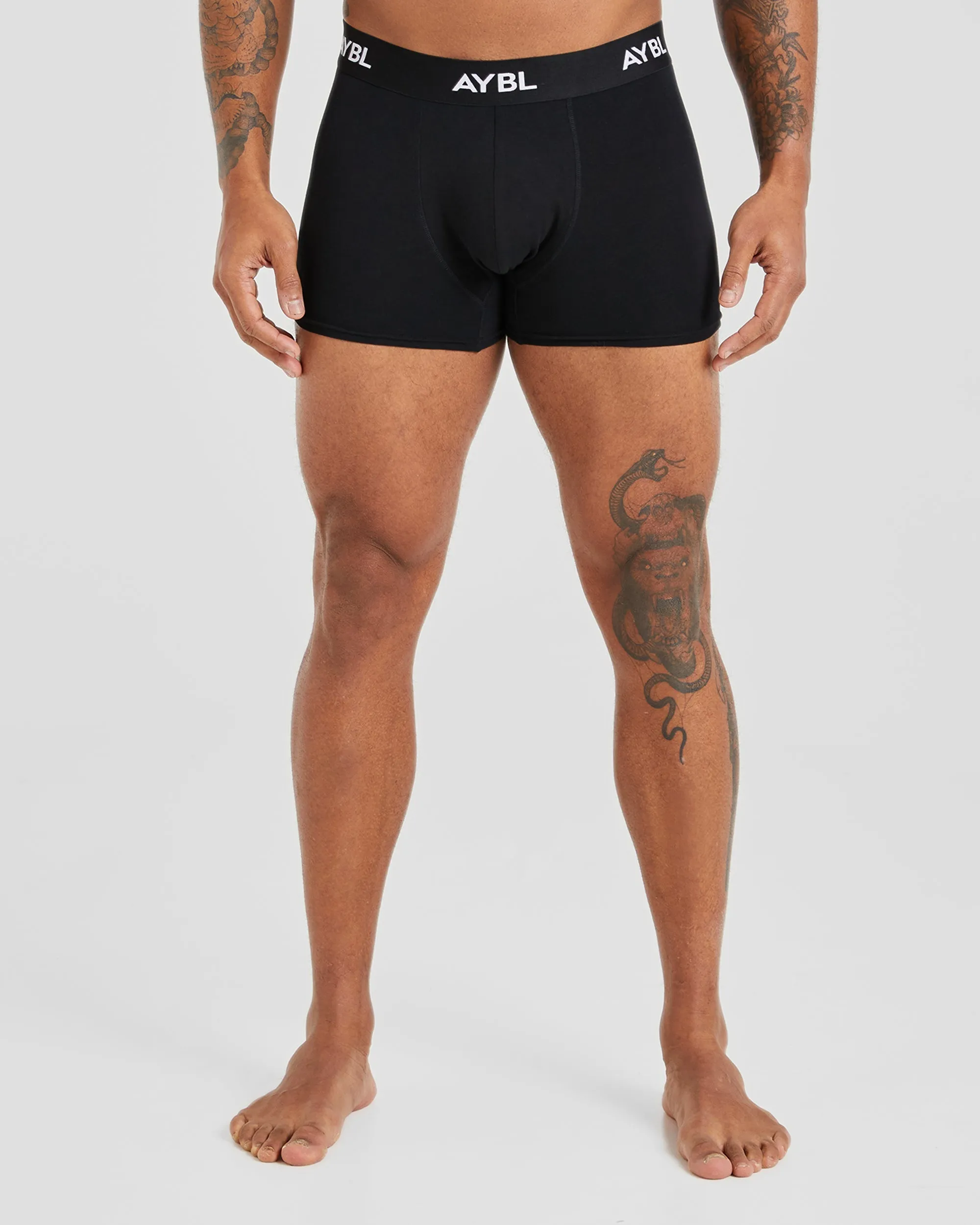 Essential Boxer Trunk (3 pack) - Black