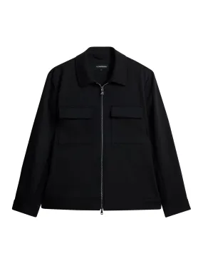 Jarod Cotton Overshirt / Black