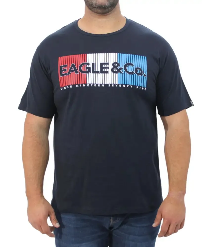 Mens Printed Eagle & Co Tee