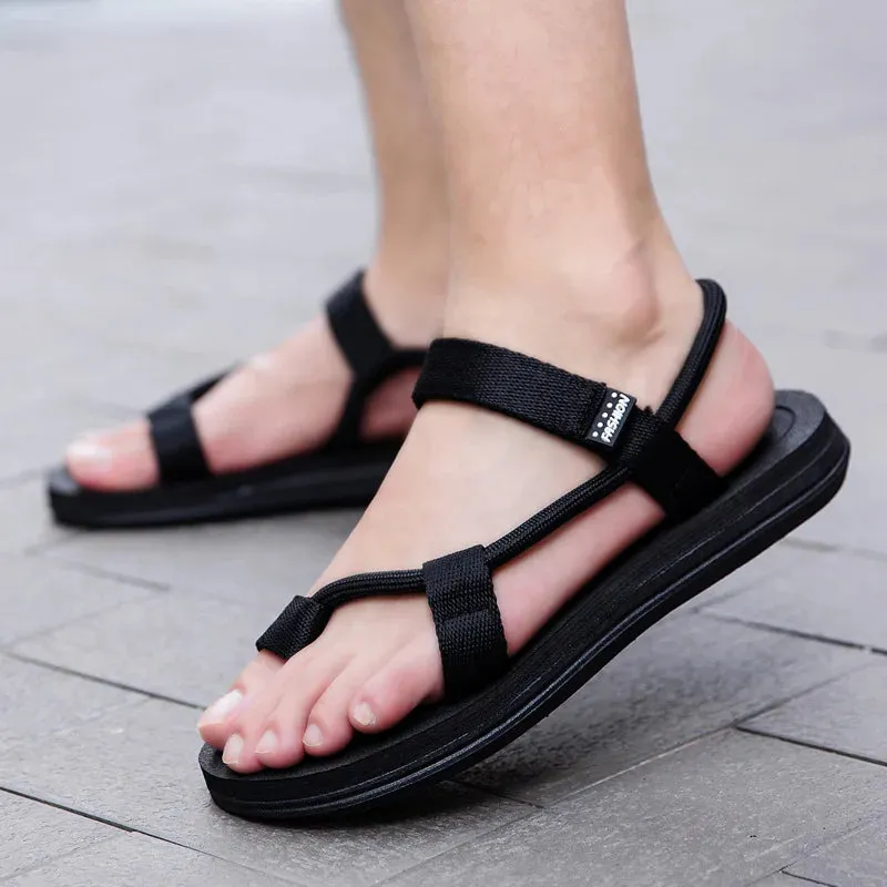 Men/Women Sandals Casual Shoes Lightweight Flip Flops Sandles Solid Color Shoes For Summer Beach Slippers Zapatos Hombre