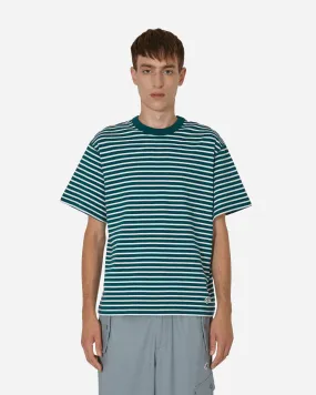 nanamica Striped T-Shirt Varsity Green