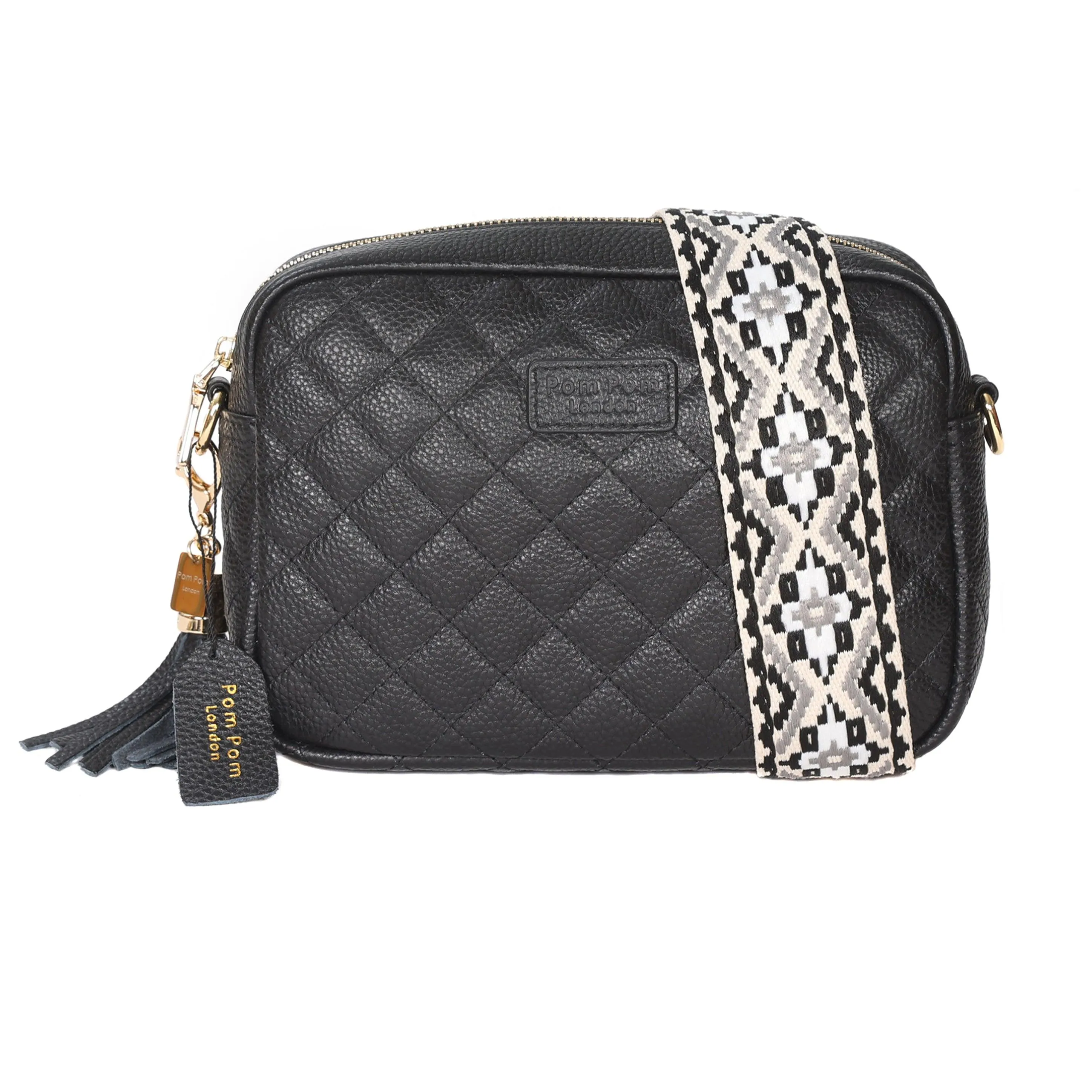 Quilted City Bag Black & Accessories