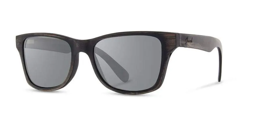 Shwood Canby Wood Sunglasses - Distressed Dark Walnut - Grey Polarized