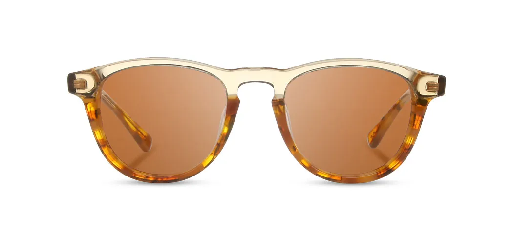 Shwood Francis Acetate Sunglasses - Canyon/Elm Burl/Brown