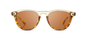 Shwood Francis Acetate Sunglasses - Canyon/Elm Burl/Brown