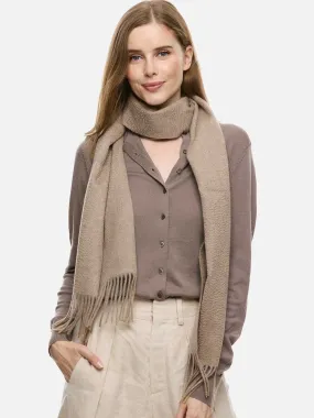 Taupe Cashmere Scarf